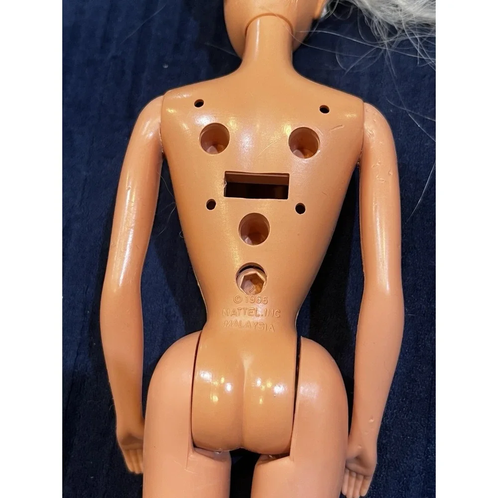 Mattel Barbie‎ 1994 Bubble Angel Doll- Blonde With Earrings-No Clothing- Vintage